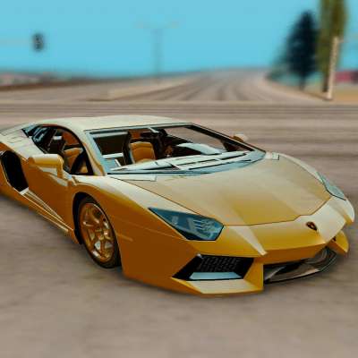Lamborghini Aventador for GTA San Andreas - front view